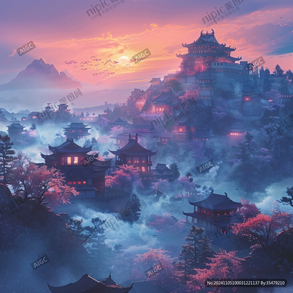 古风仙境天上宫阙