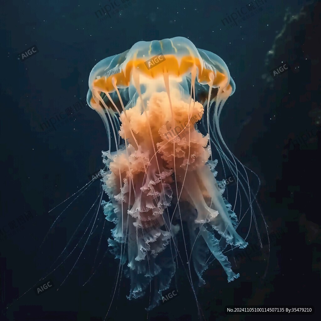 海洋动物水母高清图片