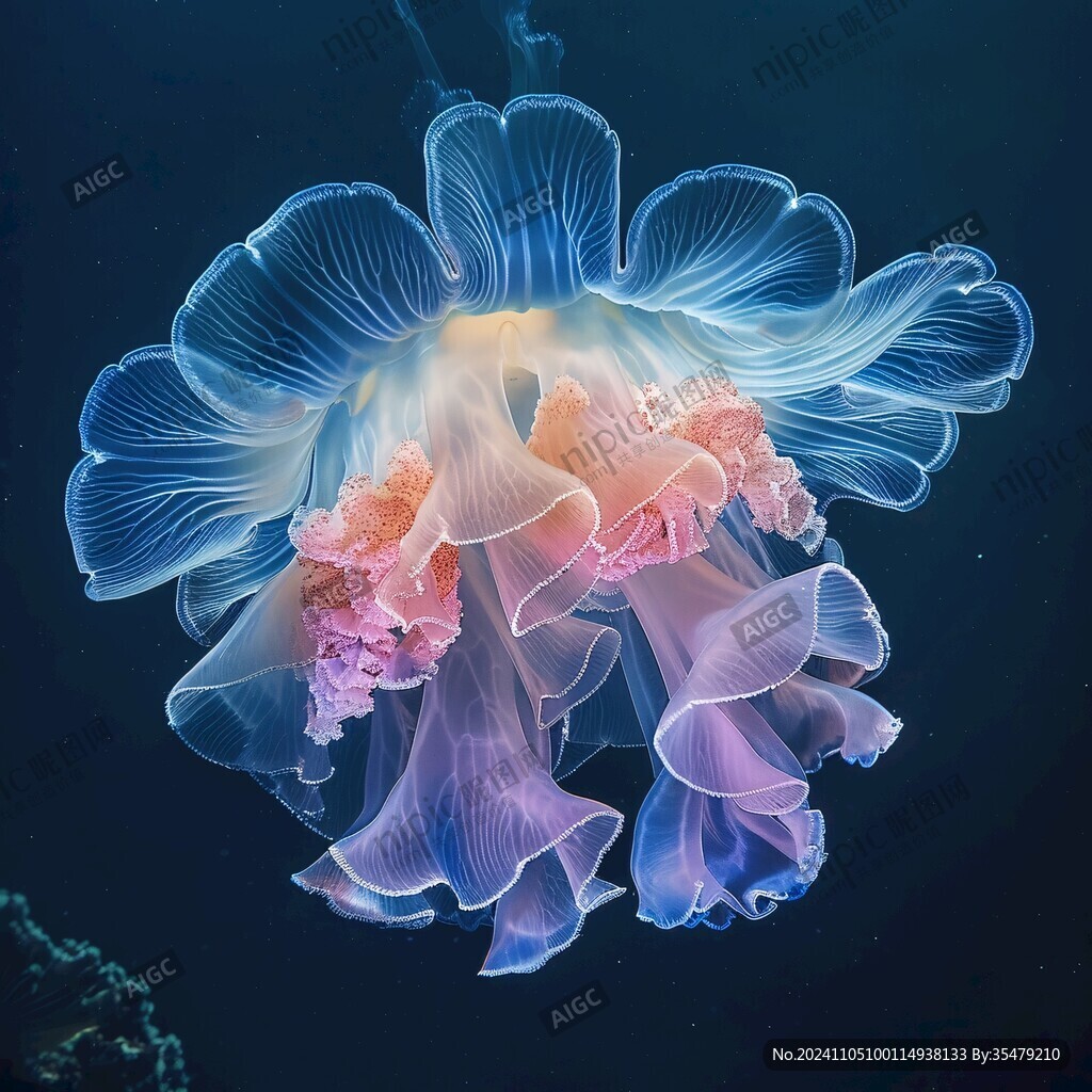 海洋动物水母高清图片