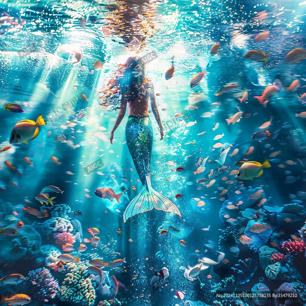 海洋世界美人鱼