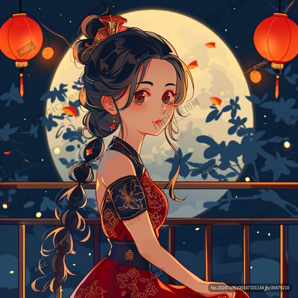 国风女性头像