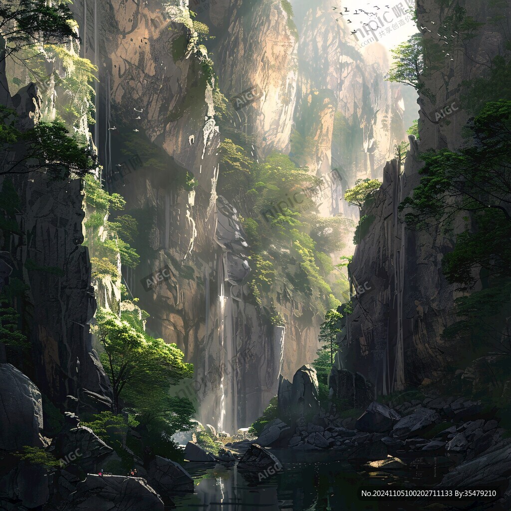 古风场景概念图