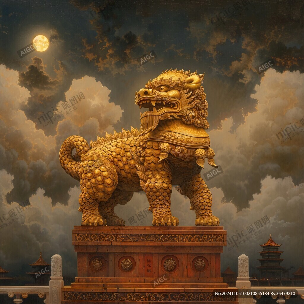 故宫金海上的狮子