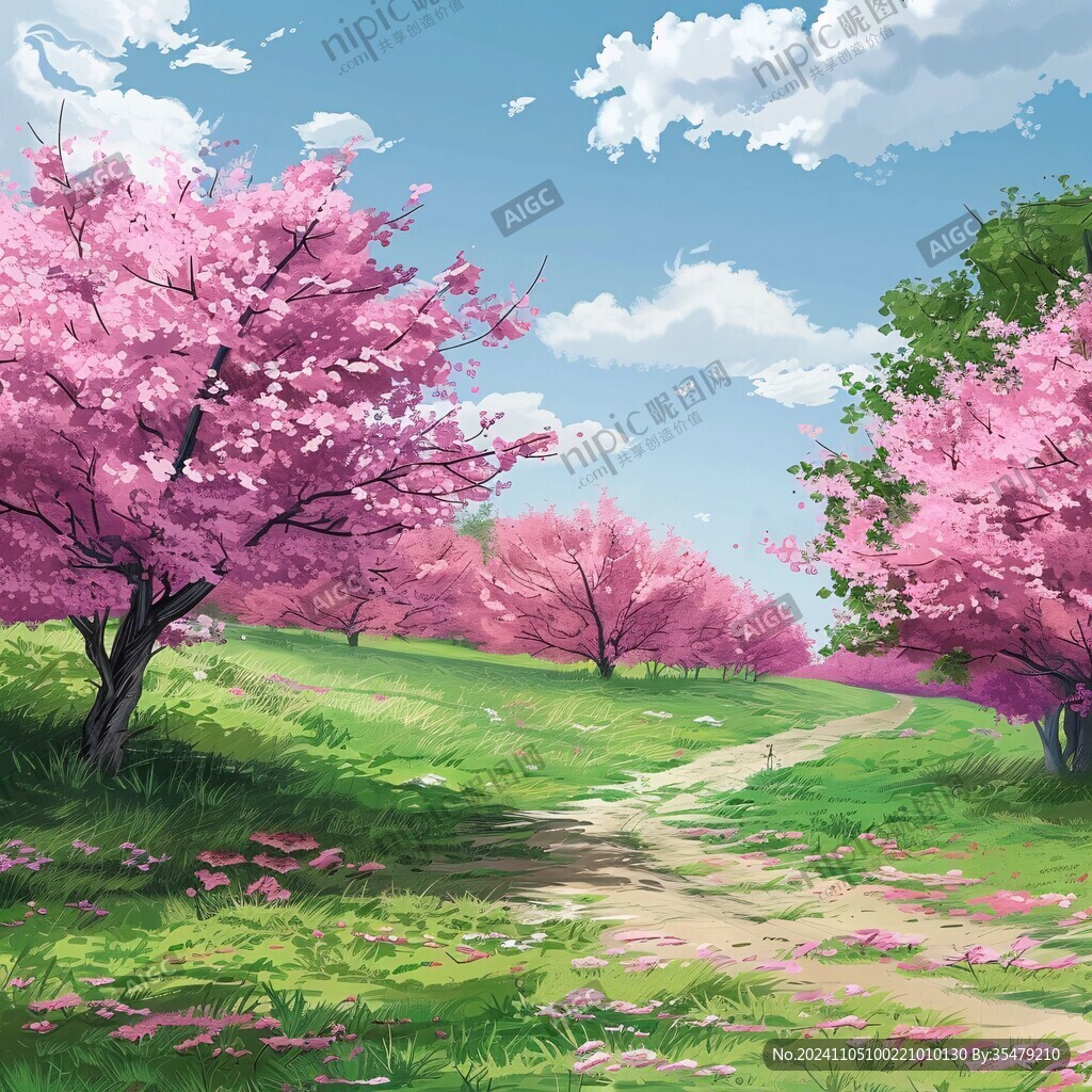 樱花树小路