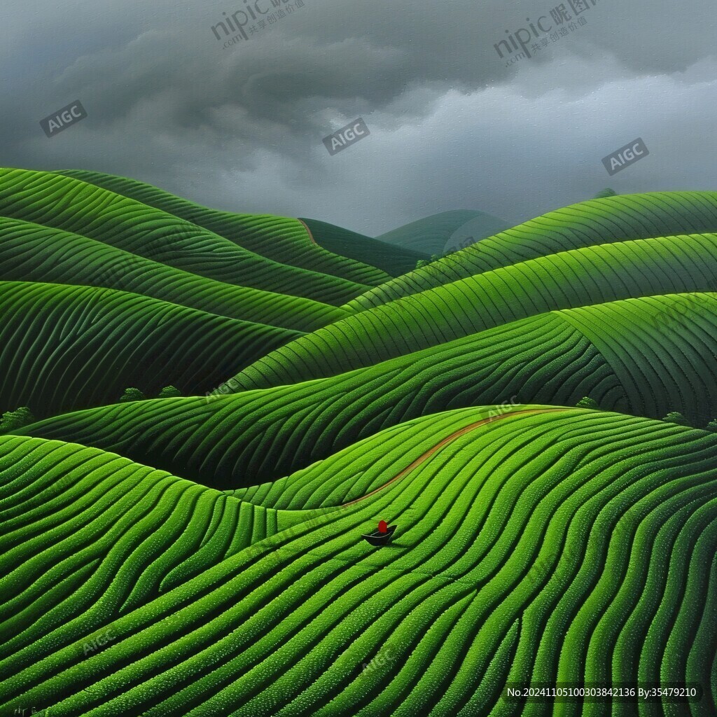 高清茶园图片