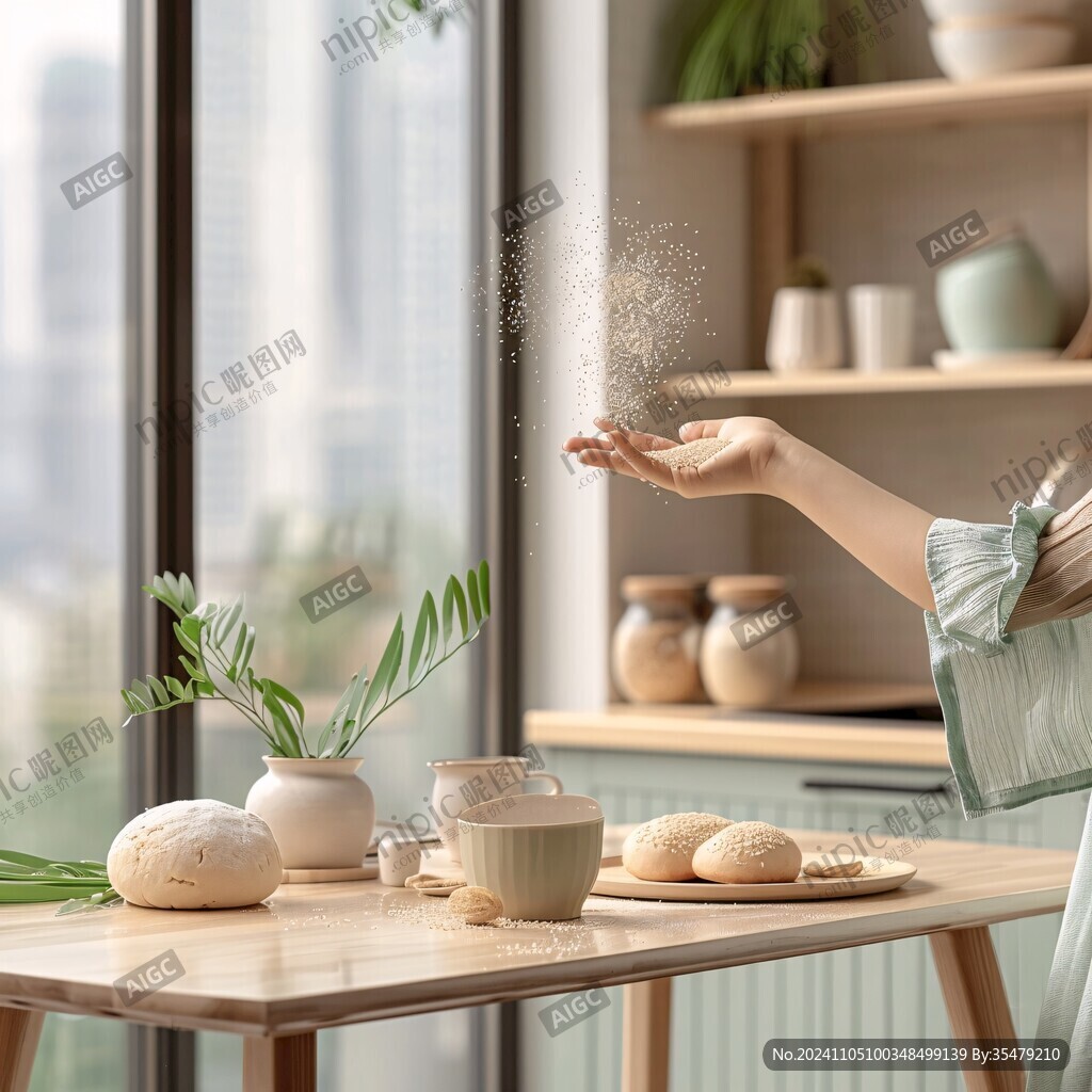 厨窗时尚摆设
