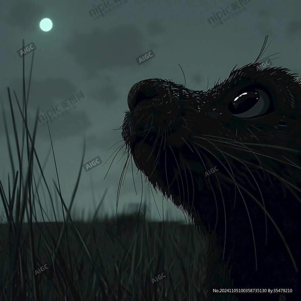 鼬鼠插画
