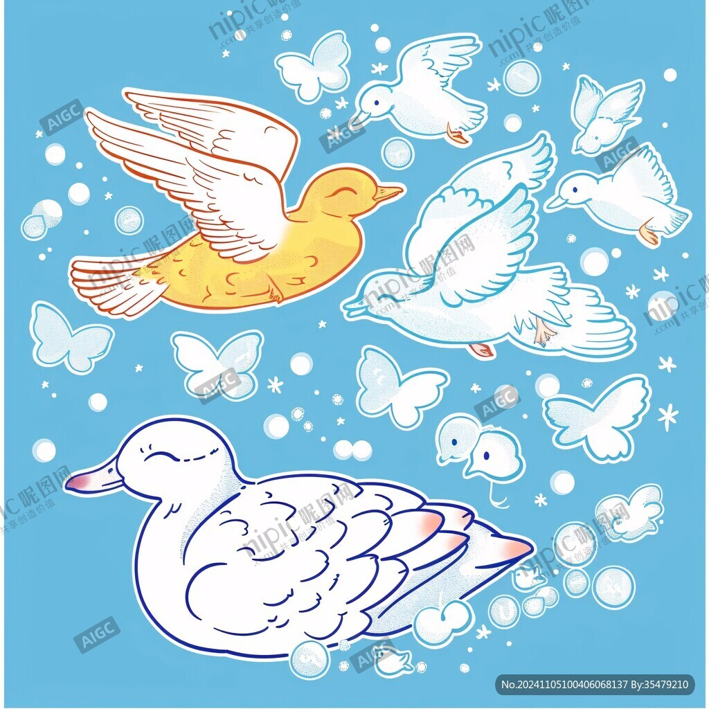 鸽子插画