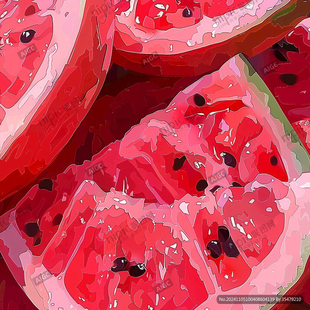 西瓜酱插画