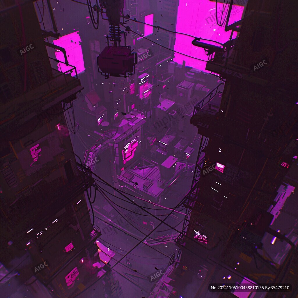 粉色城市结构