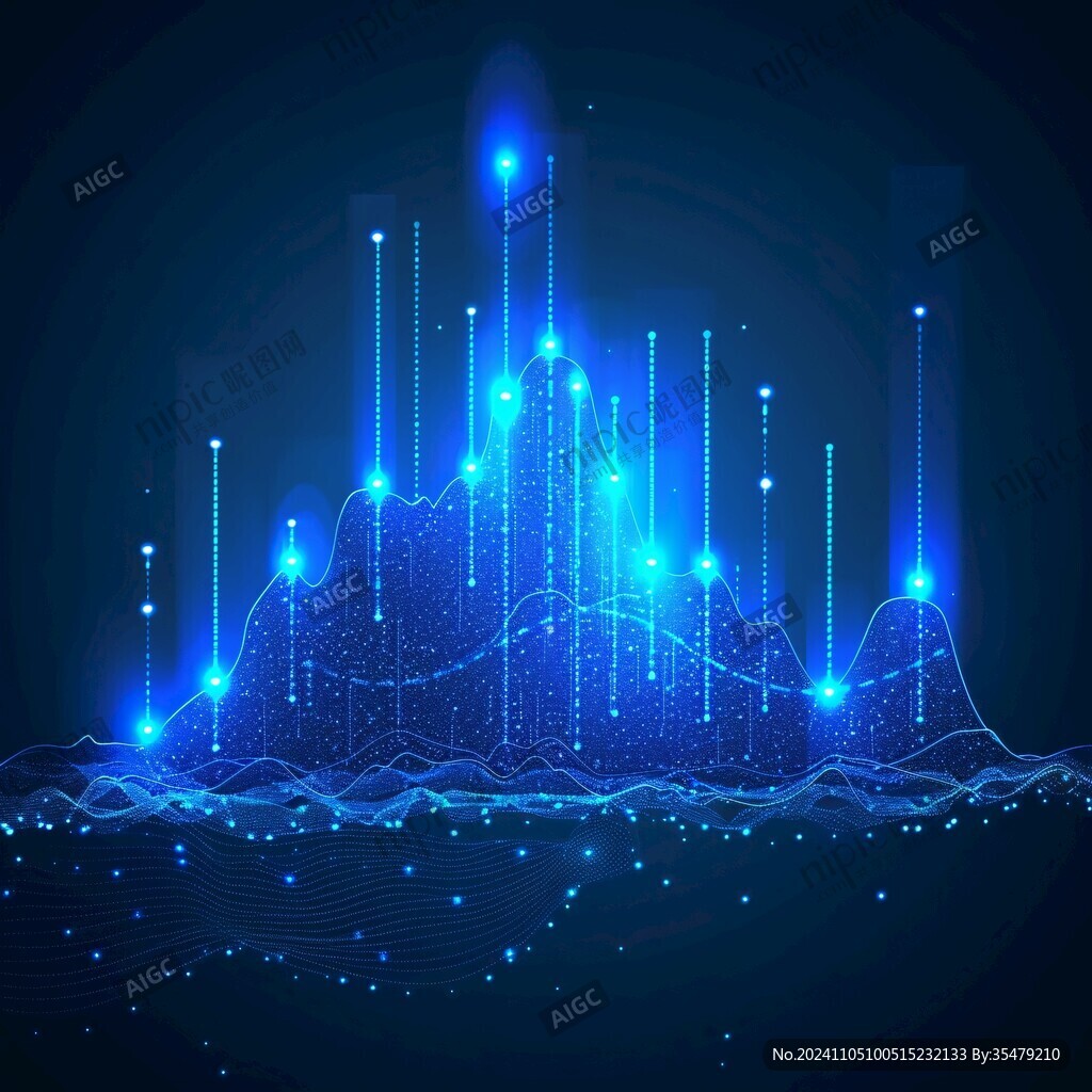 科技线条山