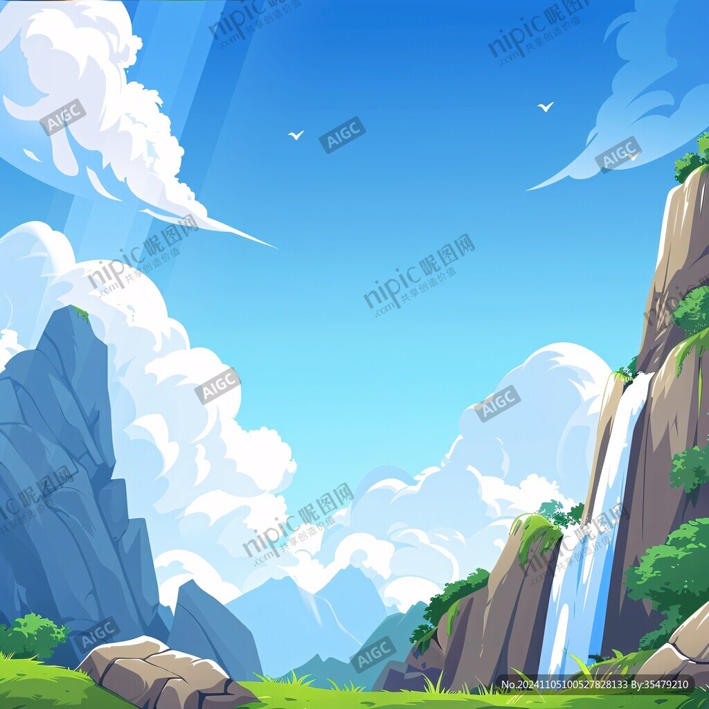 动漫卡通卡通景观