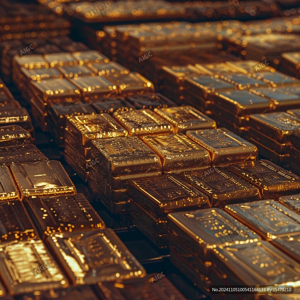金条一堆