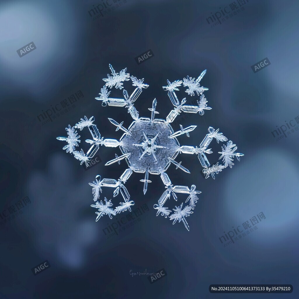 雪花效果图
