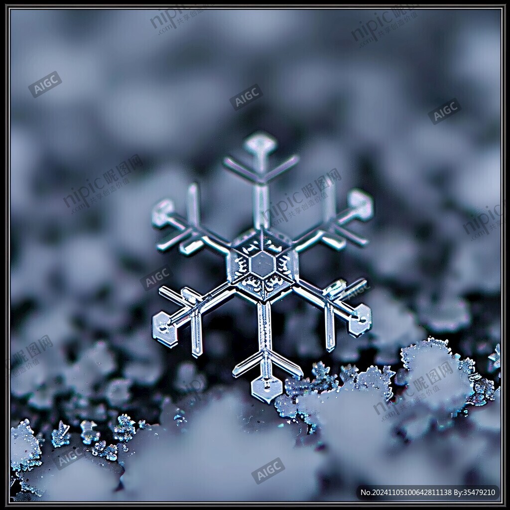 雪花效果图