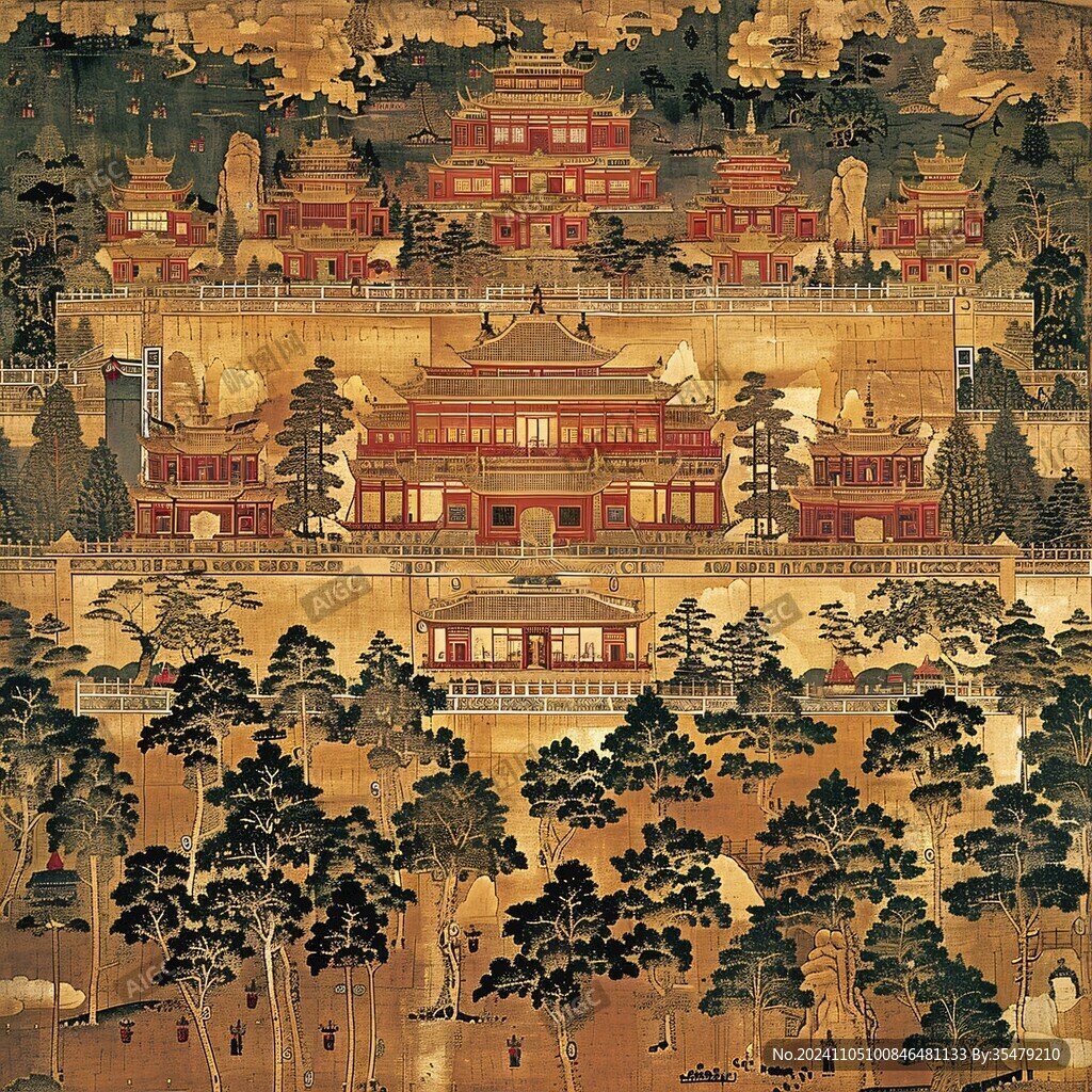 参宫上京道中一览之图
