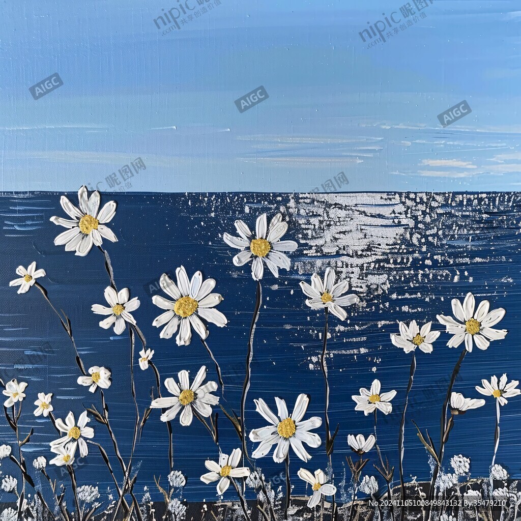 装饰画雏菊