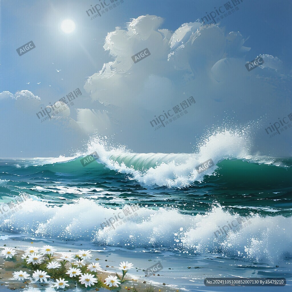 海面立体画