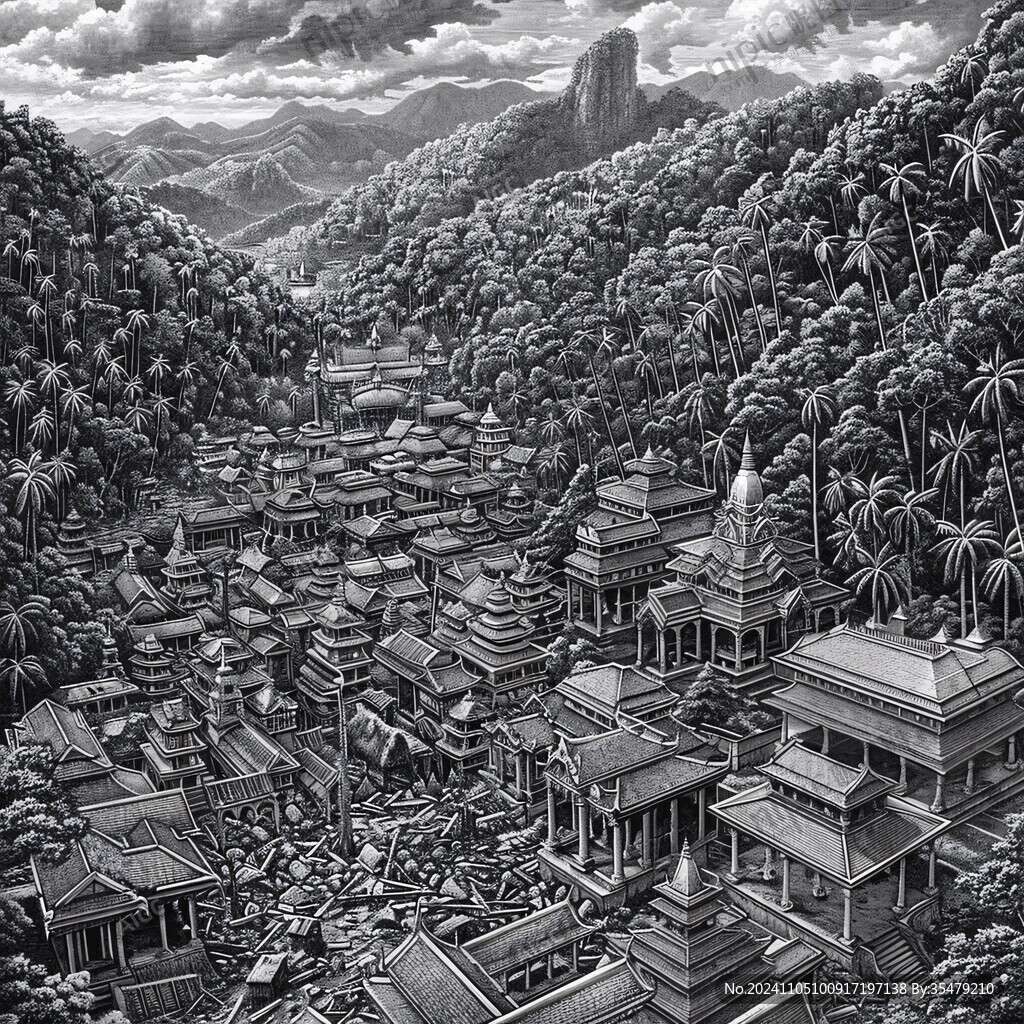 柬埔寨插画