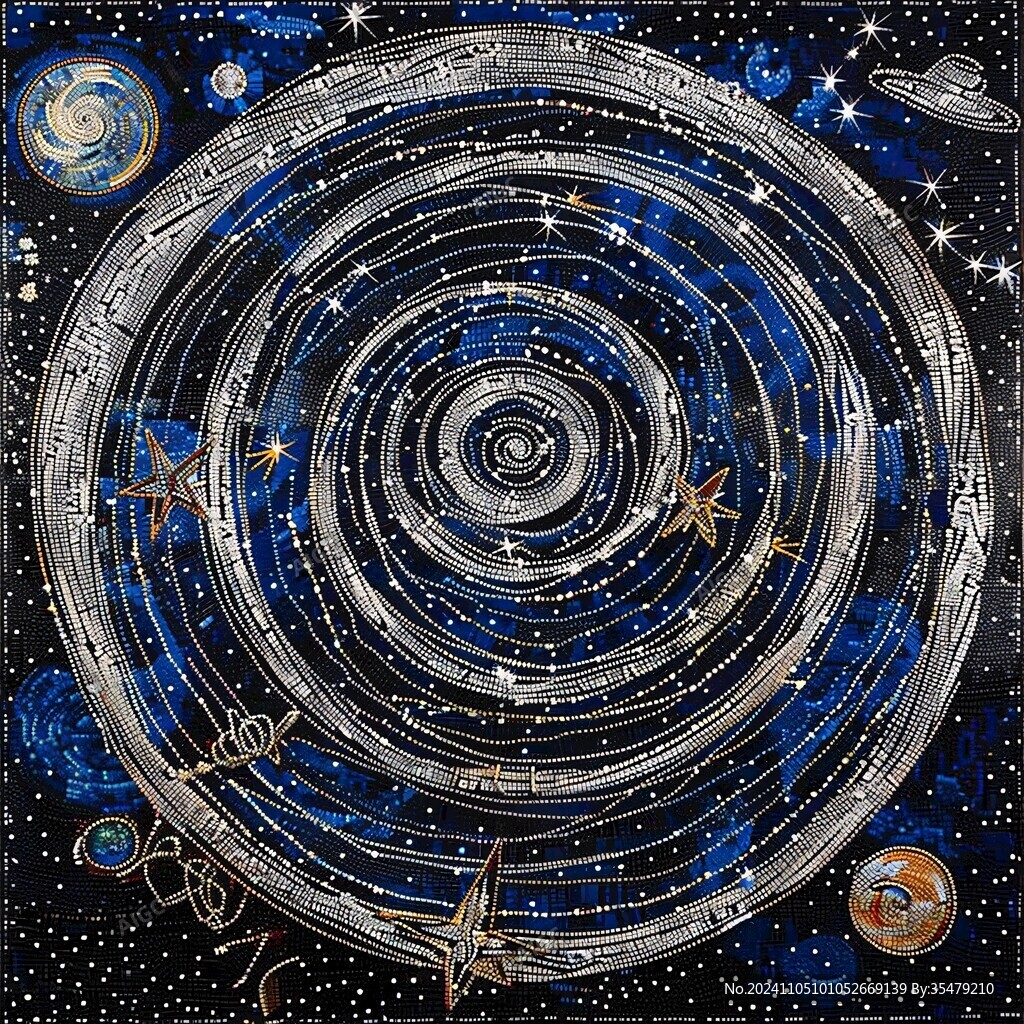 太阳系立体画