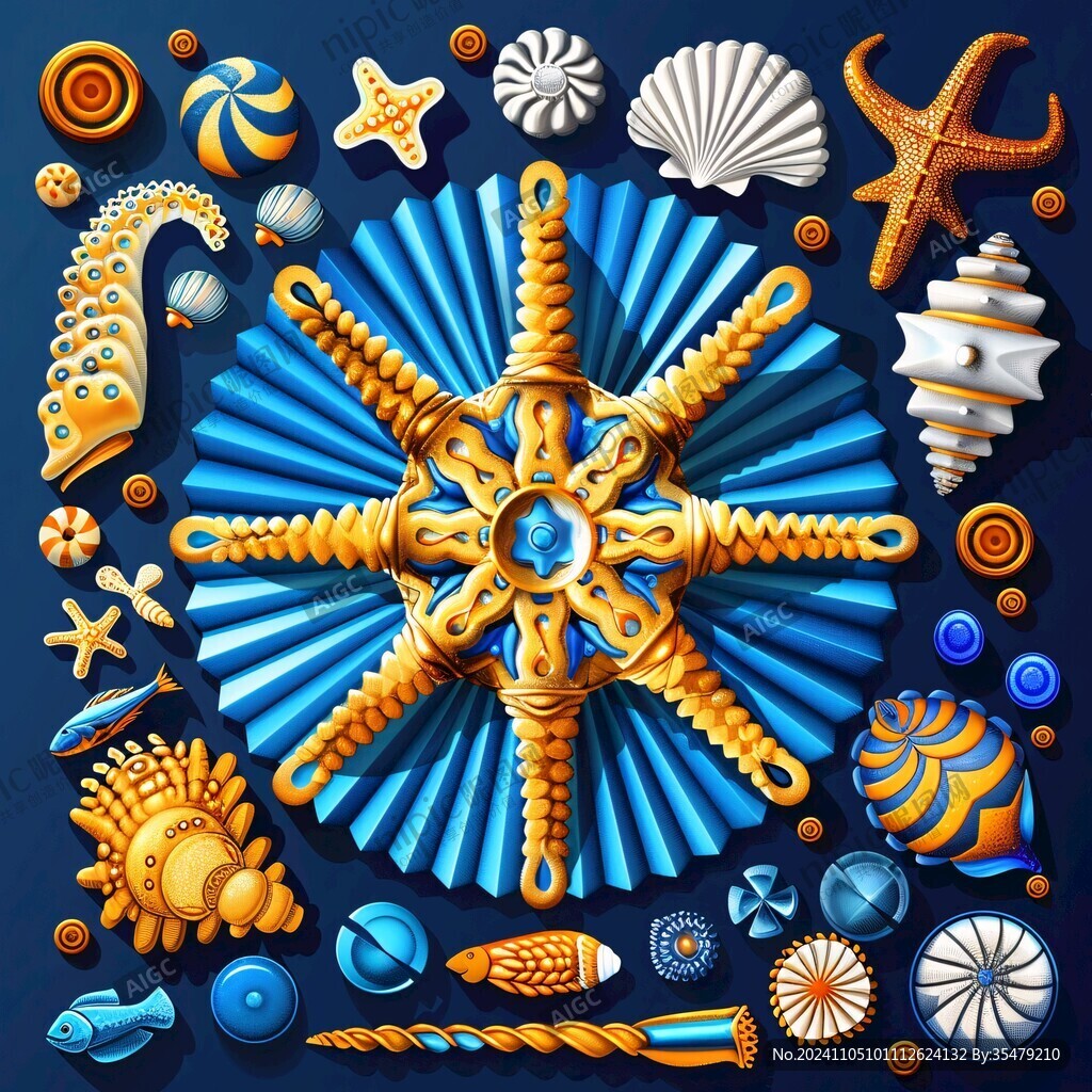 贝壳海星海螺