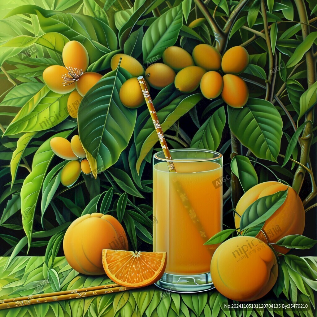 果饮插画