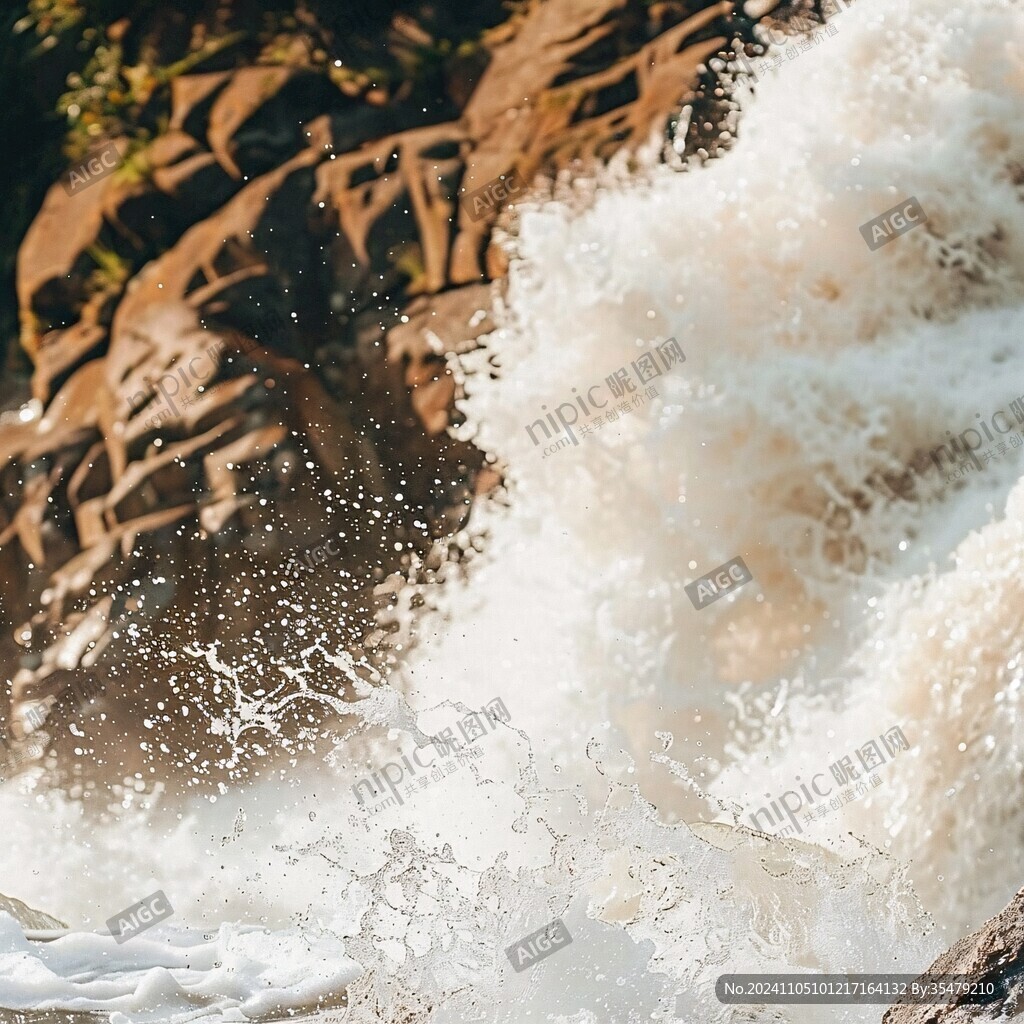 咆哮的江水