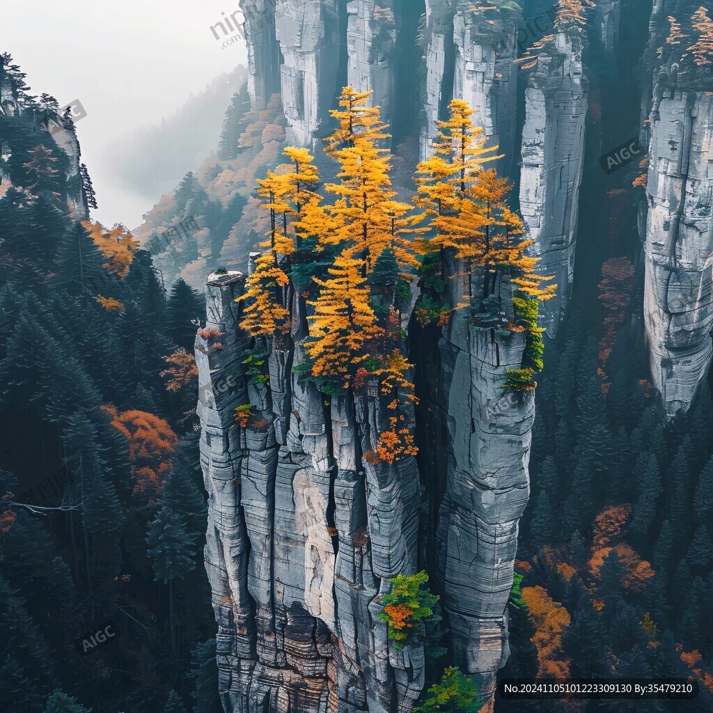 山峰奇峰山石