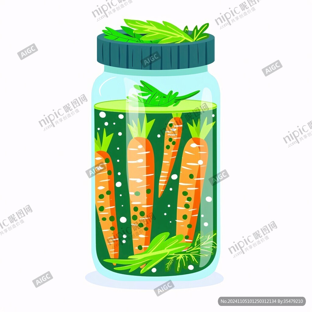 韭菜花酱插画