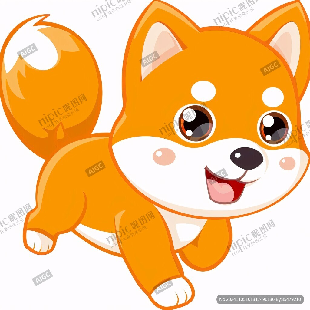 卡通柴犬形象