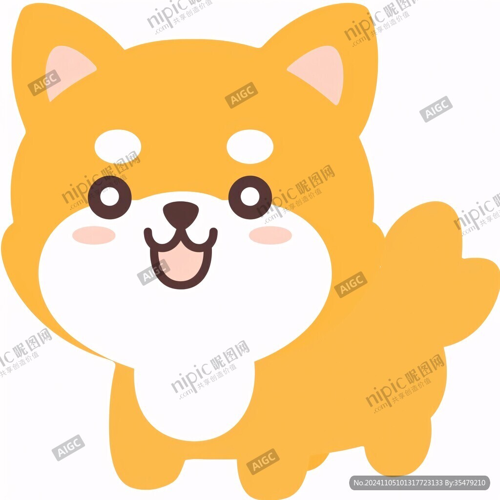 柴犬卡通形象