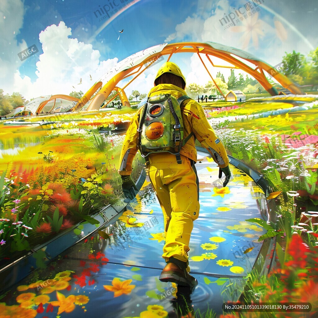 科幻题材插画