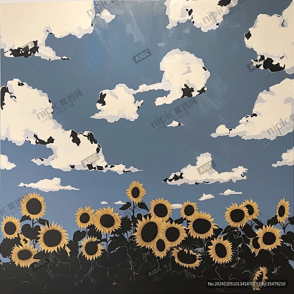 向日葵壁画