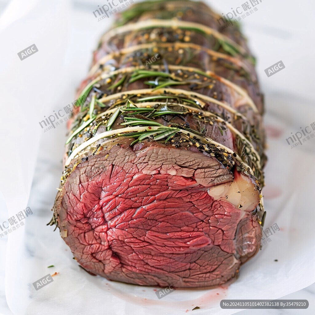 腌制牛肉卷