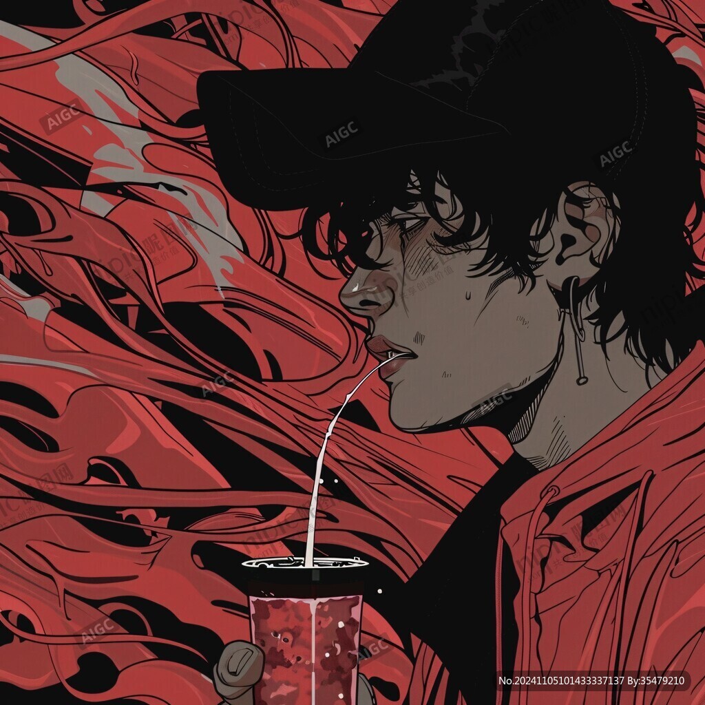 热血音乐插画