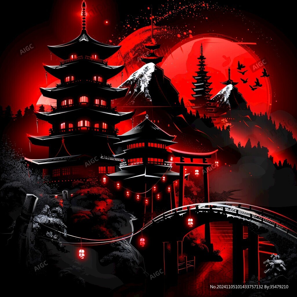楼阁插画