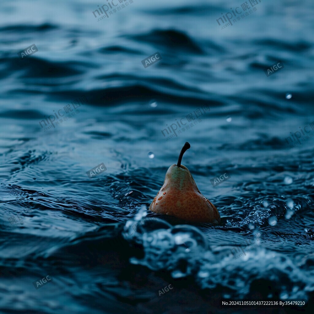 水果落水瞬间