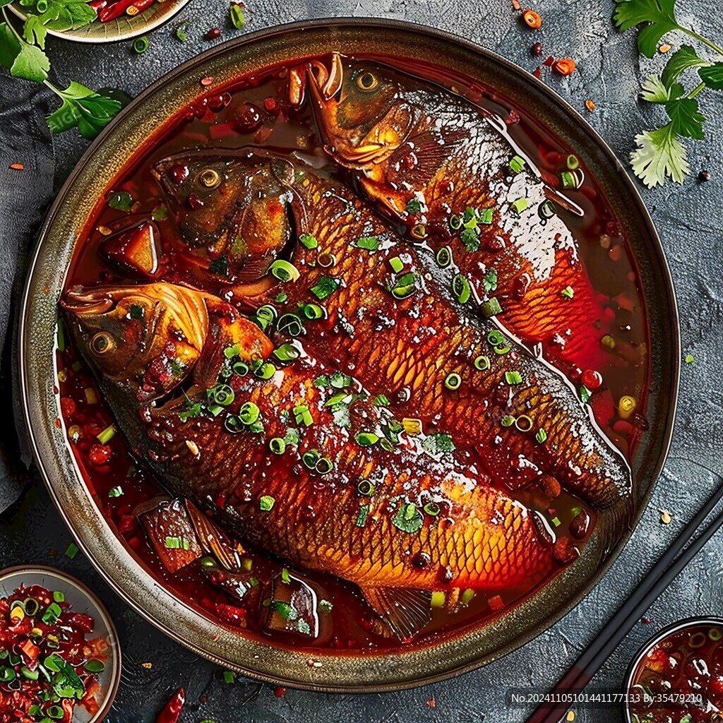 长江鲤鱼香辣鲤鱼
