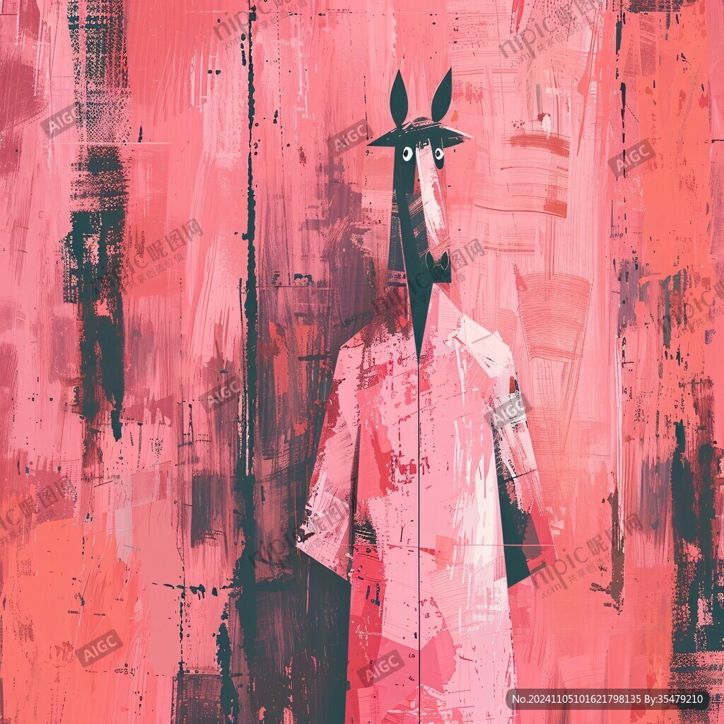 现代艺术拼贴画