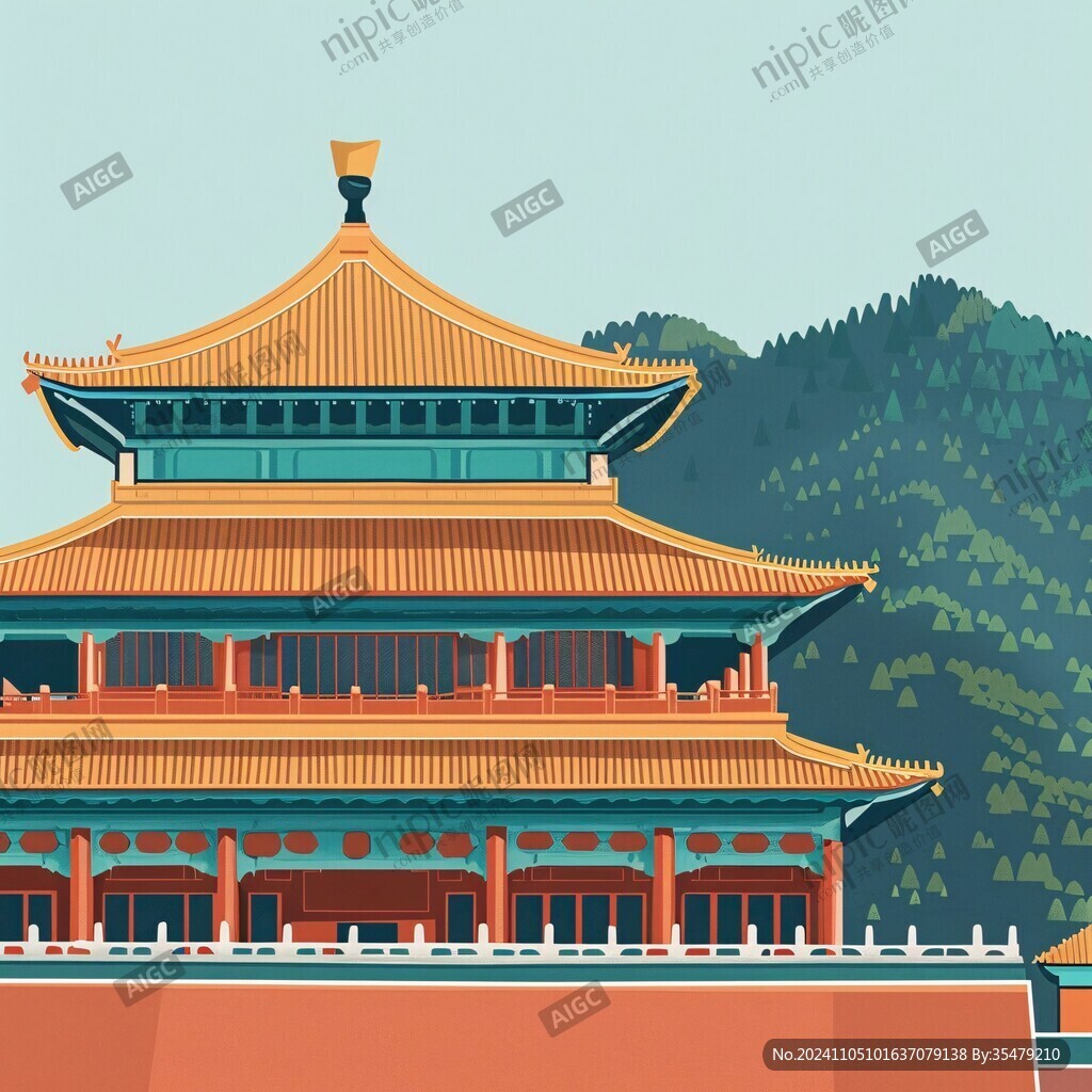 太庙插画