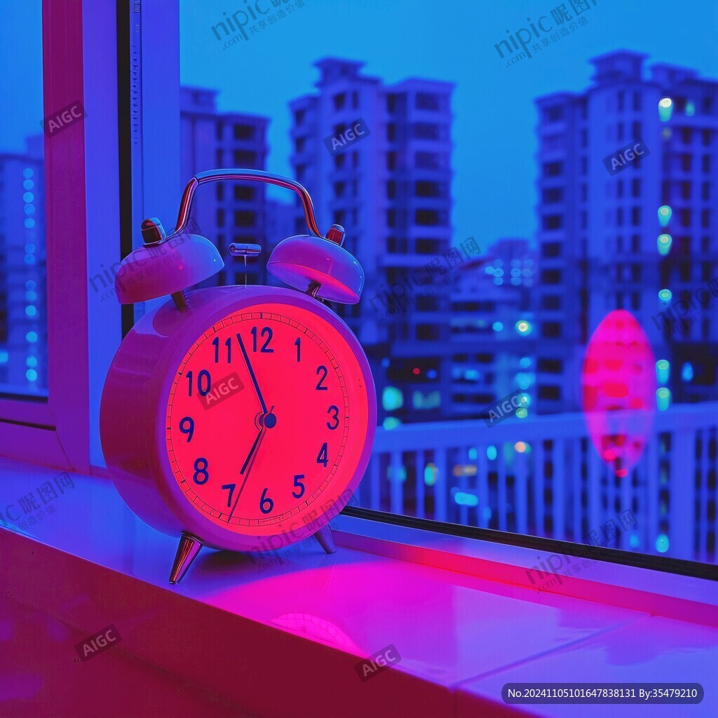 带夜灯的闹钟