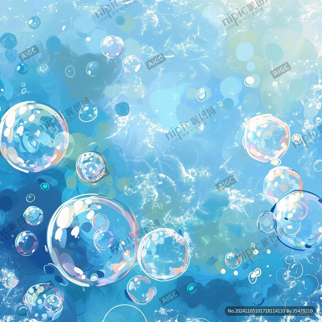梦幻泡泡背景