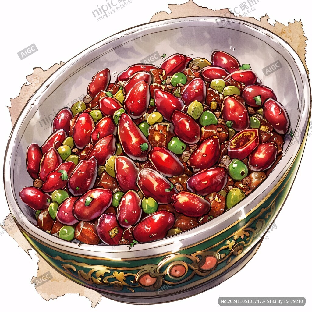 碗豆插画