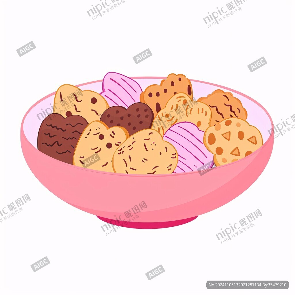 甜品零食卡通