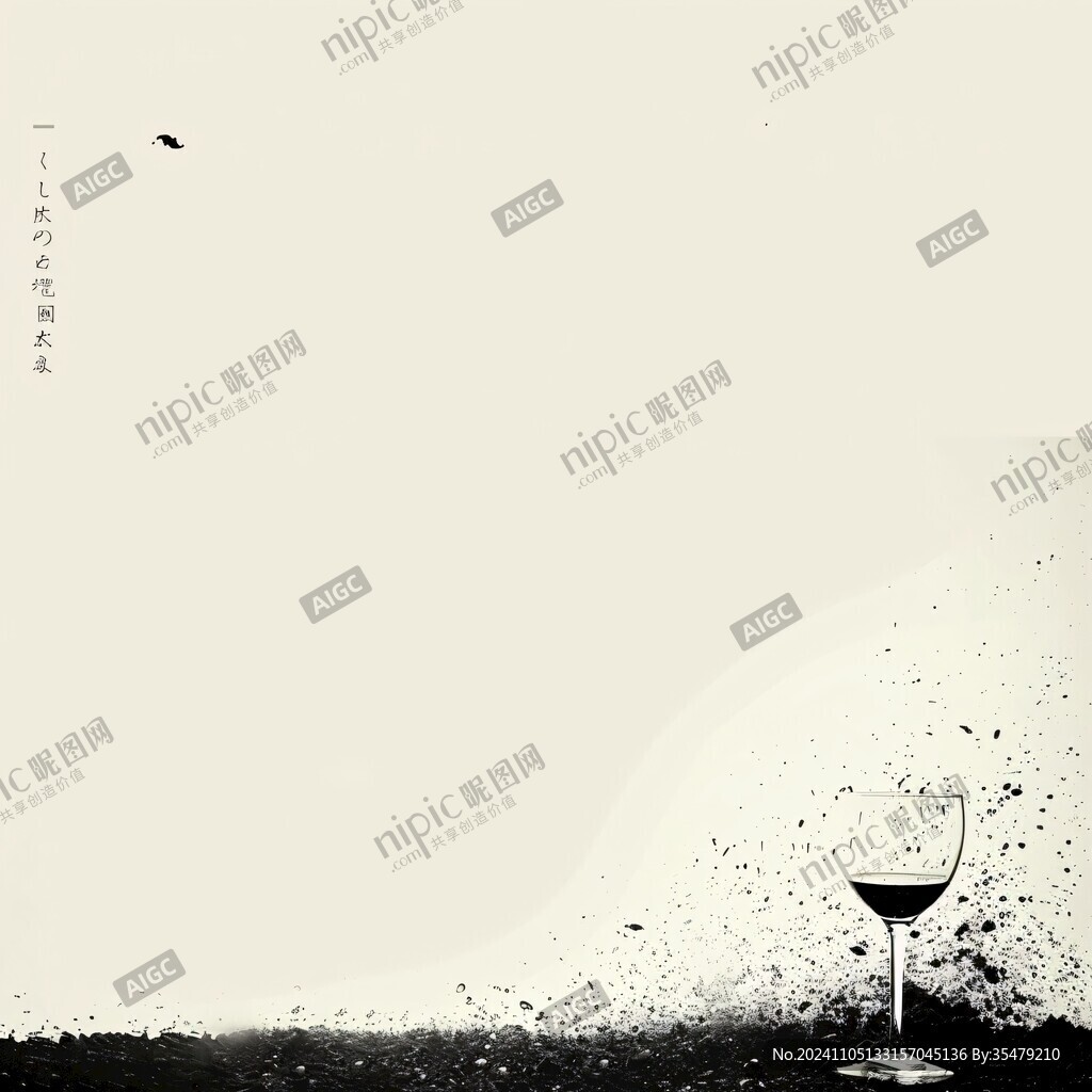 酒水单背景