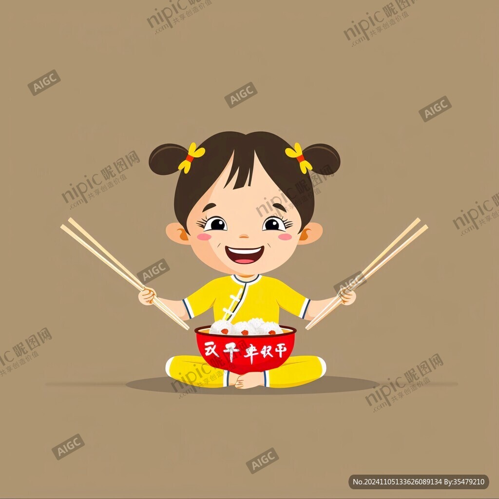 餐饮行业卡通小状元