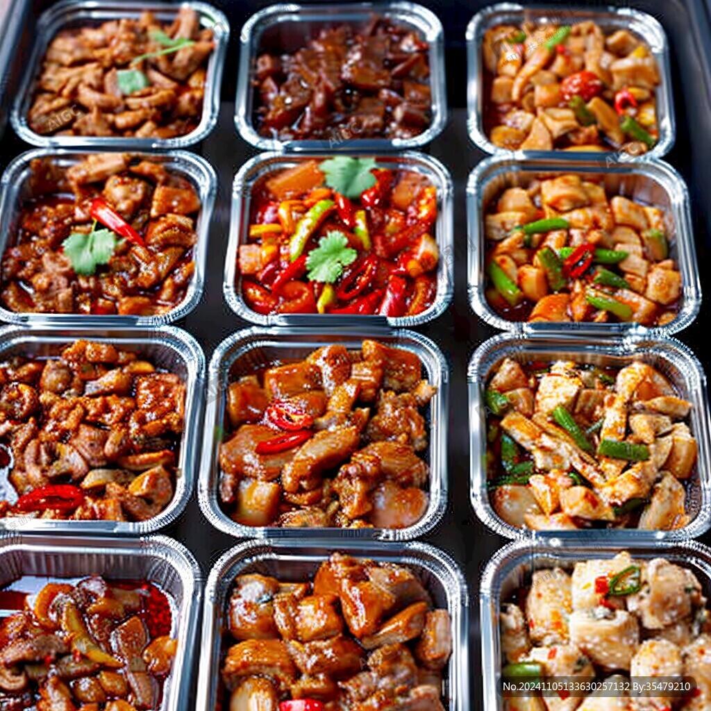 肥肠套餐盒饭
