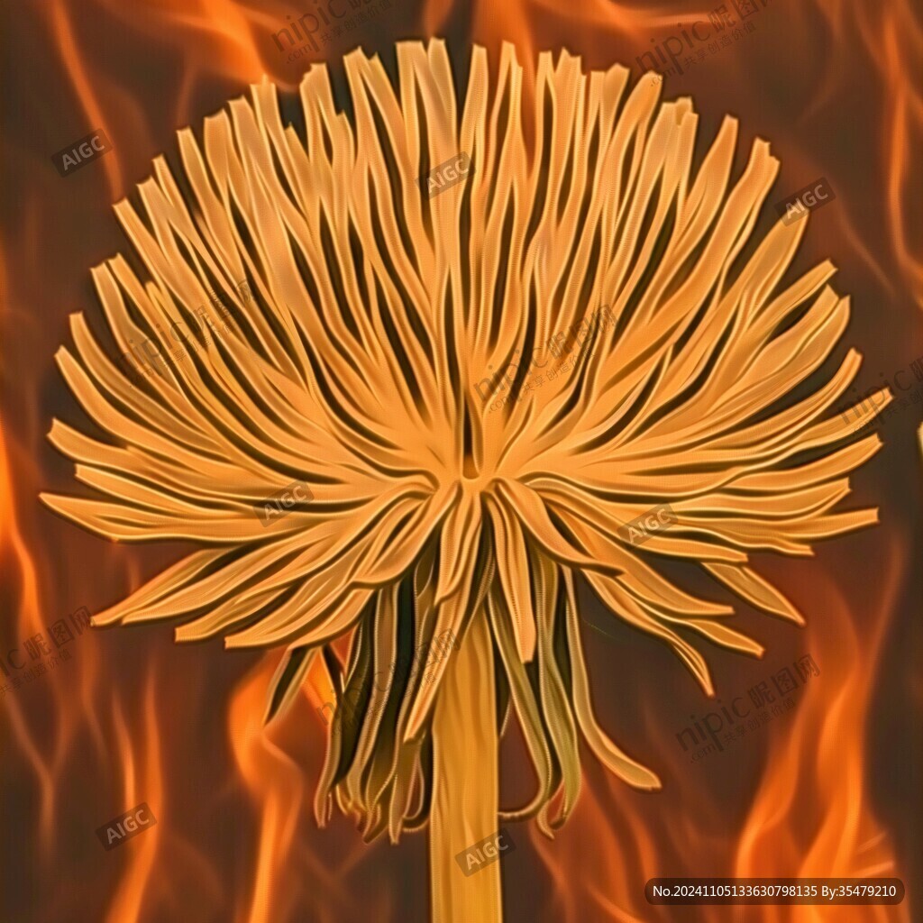 火烧插画