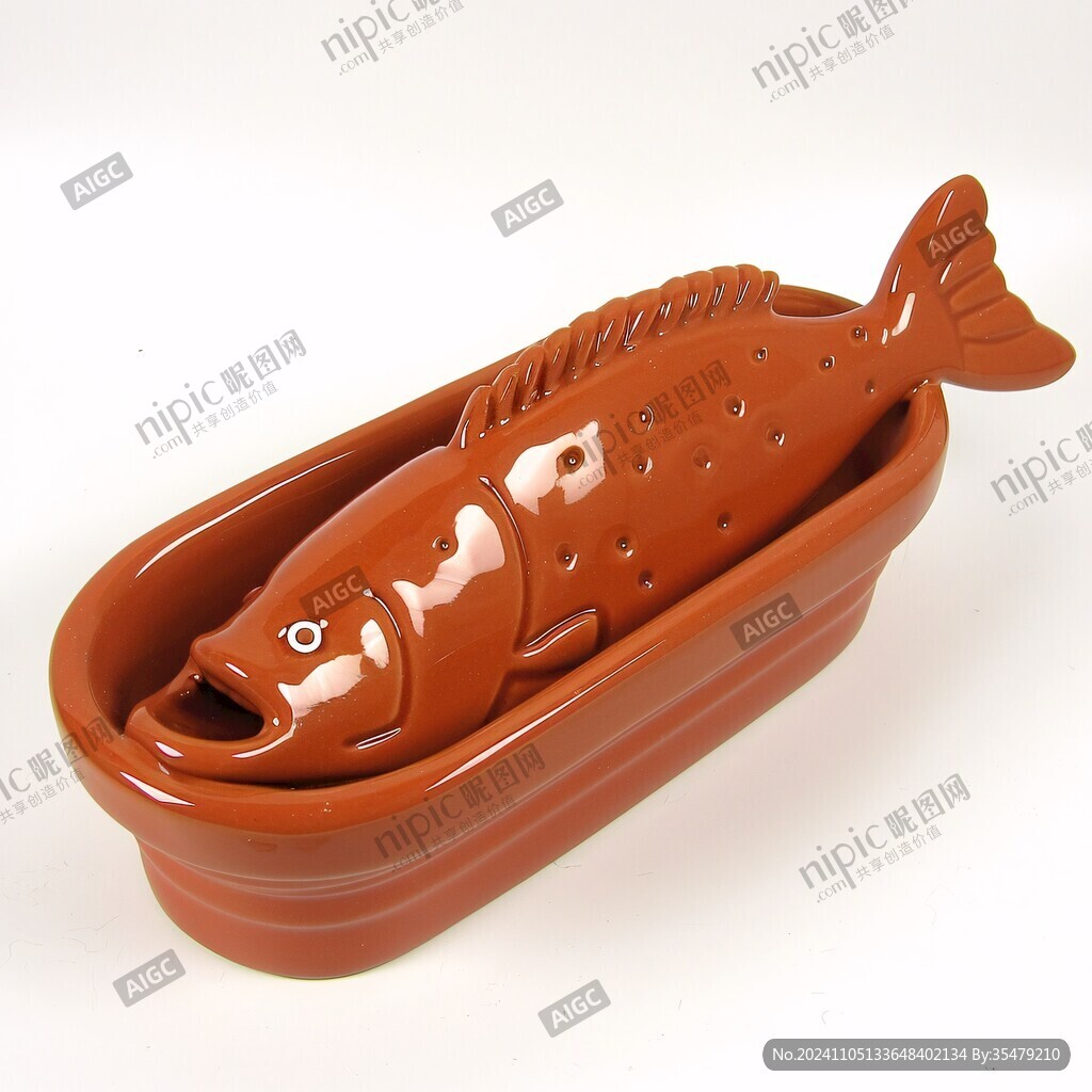 鱼澡纹盆