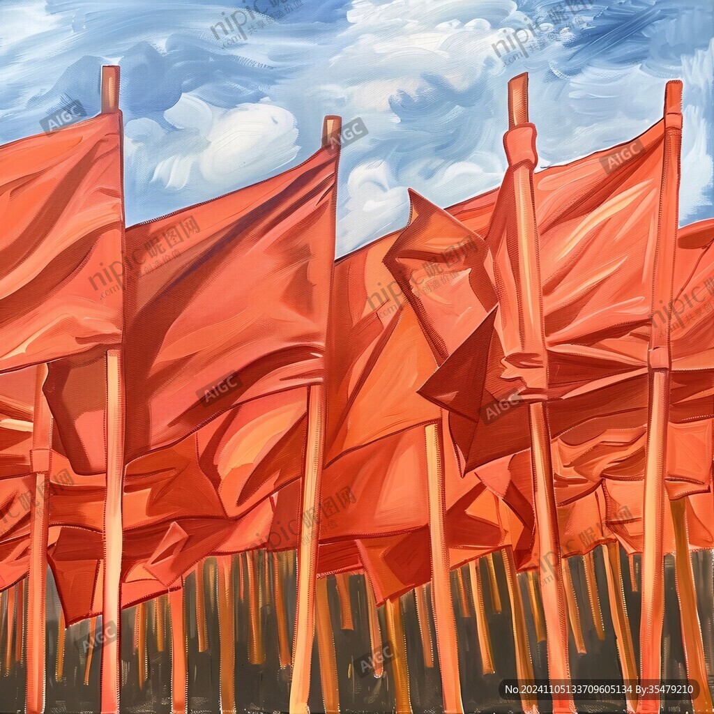 渡江胜利纪念馆插画